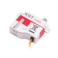 Servomoteur numérique sans noyau DC KST A06H V6.0 1.4Kgf.cm 0.11sec à double roulement, engrenages en plastique et métal, pour pièces d'avion RC micro, F3K et planeurs