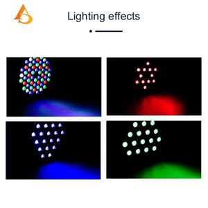 AICPOSE 54x3w Luz LED Par RGBW para Escenario, Discoteca, Bar, Fabricada en Aluminio Fundido, DMX - Product Image 2