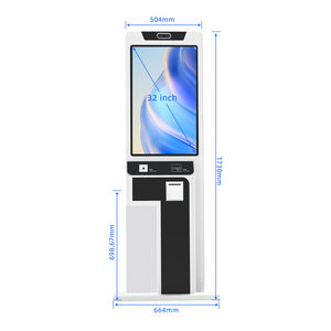 Máquina de Pedidos con Impresión de Recibos y Escaneo de Códigos QR de Autoservicio, Caja Registradora POS Vertical para Centros Comerciales y Supermercados - Product Image 1