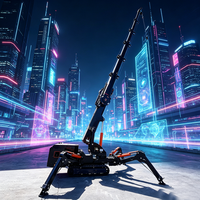 Grue araignée compacte Tonlita 4 tonnes télécommandée, haute performance pour la construction – Meilleure vente