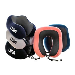 Almohada de Viaje Cervical en Forma de U, 100% Espuma Viscoelástica, Soporte Personalizado para Camping y Avión - Product Image 4