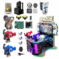 Kits de rue pour adultes Kit de boulons de champ de bataille avec armoire de simulation de carte LCD pour jeu de balle de tir d'arcade à pièces