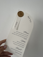 Dankeskarte 600g/m² Geprägt Letterpress Individueller Text Luxus-Briefpapier