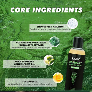 Shampooing pour les cheveux à la kératine hydrolysée au romarin naturel Équilibres profondément hydratants personnalisés de beauté - Product Image 5