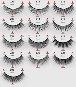 Pestañas profesionales de fibra sintética para mujer, para maquillaje de belleza de ojos, bonitas pestañas postizas reversibles, no requiere pegamento - Product Image 6