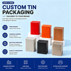 Caja <span class=keywords><strong>de</strong></span> hojalata cuadrada <span class=keywords><strong>de</strong></span> metal con logotipo personalizado con tapas <span class=keywords><strong>de</strong></span> grado alimenticio para galletas, galletas, chocolates, <span class=keywords><strong>dulces</strong></span> y piruletas <span class=keywords><strong>de</strong></span> almacenamiento - Product Image 1