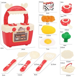 Juego de Cocina de Plástico Realista para Niños y Niñas, Juego de Utensilios de Cocina de Juguete con <span class=keywords><strong>Estufa</strong></span> de Gas en Caja - Product Image 4