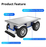 LiDAR UGV-16 200kg Charge Utile 4WD Industrie Livraison de Marchandises Robot Châssis Roue Sans Pilote RTK Robotique Vending Service Véhicule