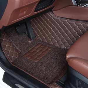 Tapis de sol de voiture en cuir bicolore de haute qualité pour Ford, <span class=keywords><strong>Tesla</strong></span>, Audi, Jaguar, Mercedes EQE, Highlander, Benz - Product Image 2