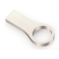 Gantungan Kunci Logam Custom dengan Flash Drive USB 2.0/3.0 Memory Stick OEM/ODM