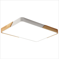 Plafonnier LED Macaron Rond Carré Rectangle Lumière Style Moderne et Simple Chambre à coucher Salon Maison Éclairage