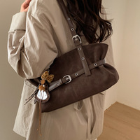 Sac fourre-tout rétro grande capacité pour femme, nouvelle collection hiver 2025, style tendance, très populaire, sac à bandoulière exquis