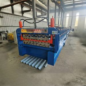 Galvanisierte Stahl-Dachblechpresse Maschine glasierte Fliesendachplatte Rolle Formmaschine 780 Große Lichtbogen-Fliesendose - Product Image 4