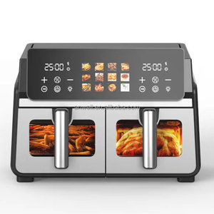 Freidora de Aire ANWELL <span class=keywords><strong>XL</strong></span> 8L, Horno de 2100W con Elementos de Calentamiento Duales, Calor Superior e Inferior, Panel Táctil a Color Grande, Fuente Directa de Fábrica Profesional - Product Image 5