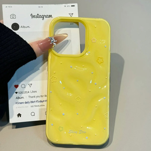 เหมาะสำหรับเคสโทรศัพท์แอปเปิ้ล 17 โปรแม็กซ์ ดีไซน์ลายจุดและดาวเรียบง่าย เคสโทรศัพท์แบบนุ่มยืดหยุ่นป้องกันการตกกระแทก - Product Image 3