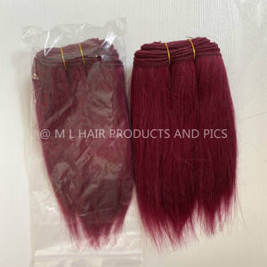 <span class=keywords><strong>Blythe</strong></span>-extensiones de cabello para muñecas, pelo de mohair de cabra, pelo de cola de Yak, trama recta - Product Image 6