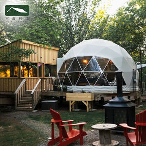Tenda a Cupola di Lusso in PVC <span class=keywords><strong>per</strong></span> Famiglie Casa <span class=keywords><strong>Glamping</strong></span> con Logo Personalizzato <span class=keywords><strong>per</strong></span> Resort o Hotel Tenda a Cupola Coody Cielo Stellato - Product Image 2