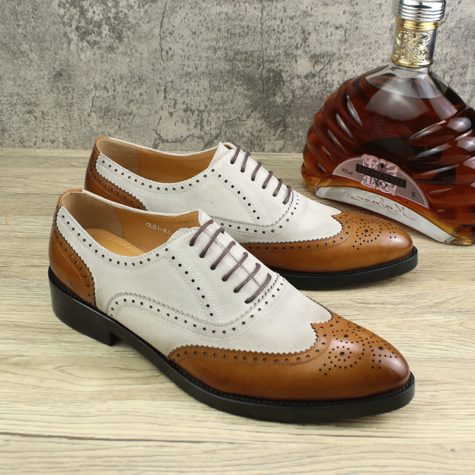 Men's Dress Shoes Formal Oxford Business Comfort Classic Lace-up Shoes