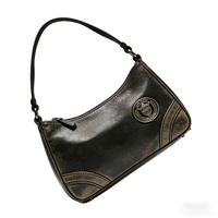 Collection FactoryDirect – Sac Boston Vintage pour Femme en Cuir de Vachette Pleine Fleur Tanné Végétal – Sac Bandoulière en Cuir Luxe Léger
