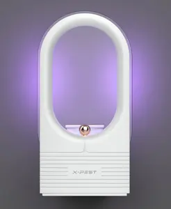 スマート2024新しいLEDハウスフライ昆虫トラップフライ屋内電気ステッカーザッパーフライキャッチャー