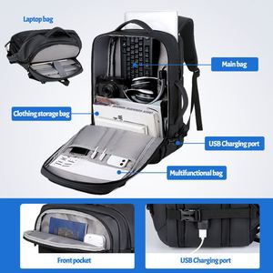 Nouveauté : Grand sac à dos pour ordinateur portable de jeu, étanche, personnalisable avec logo, pour femmes, idéal pour l'université - Product Image 3