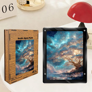 Albero Galattico Sognante, Gioco Educativo Fai-da-Te, <span class=keywords><strong>Puzzle</strong></span>, Decorazione, Ornamento Atmosferico in Acrilico Traslucido, 101~500 Pezzi - Product Image 1