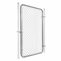 Heetgedoopte gegalvaniseerde & PVC-gecoate kettingschermen, geweven diamantdraadgaas voor tuin en sportvelden