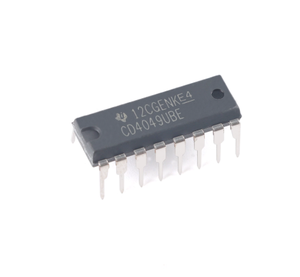 Chip de búfer/convertidor inverso de 6 canales CD4049UBE PDIP-16 original - Product Image 1
