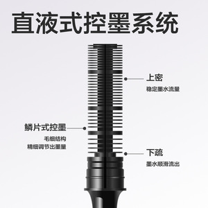 Deli Warrior Hexagonal <b>Pen</b> <b>Refill</b> 0.5Mm Black ST Tip Office School Use - Product Image 3