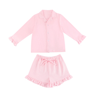 Puresun Usine En Gros Confortable À Manches Longues 100% Coton Biologique Printemps Imprimé Enfants Chemise De Nuit Vêtements De Nuit Filles Personnalisées