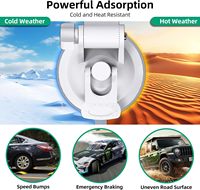 Support Starlink Mini ABS léger et flexible avec ventouse puissante pour voitures/SUV/camping-cars/camions ultra-stable