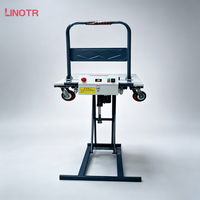 Carretilla Elevadora Hidráulica Eléctrica Móvil de Cuatro Ruedas, Tipo Tijera, Plegable, de Acero, para Carga y Manipulación de Mercancías