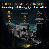 Kamera Penglihatan Malam Inframerah Jarak Jauh 4K 30fps Baru dengan Sensor CMOS Tingkat Cahaya Bintang, Giroskop 3D, Airgunscope untuk Berburu
