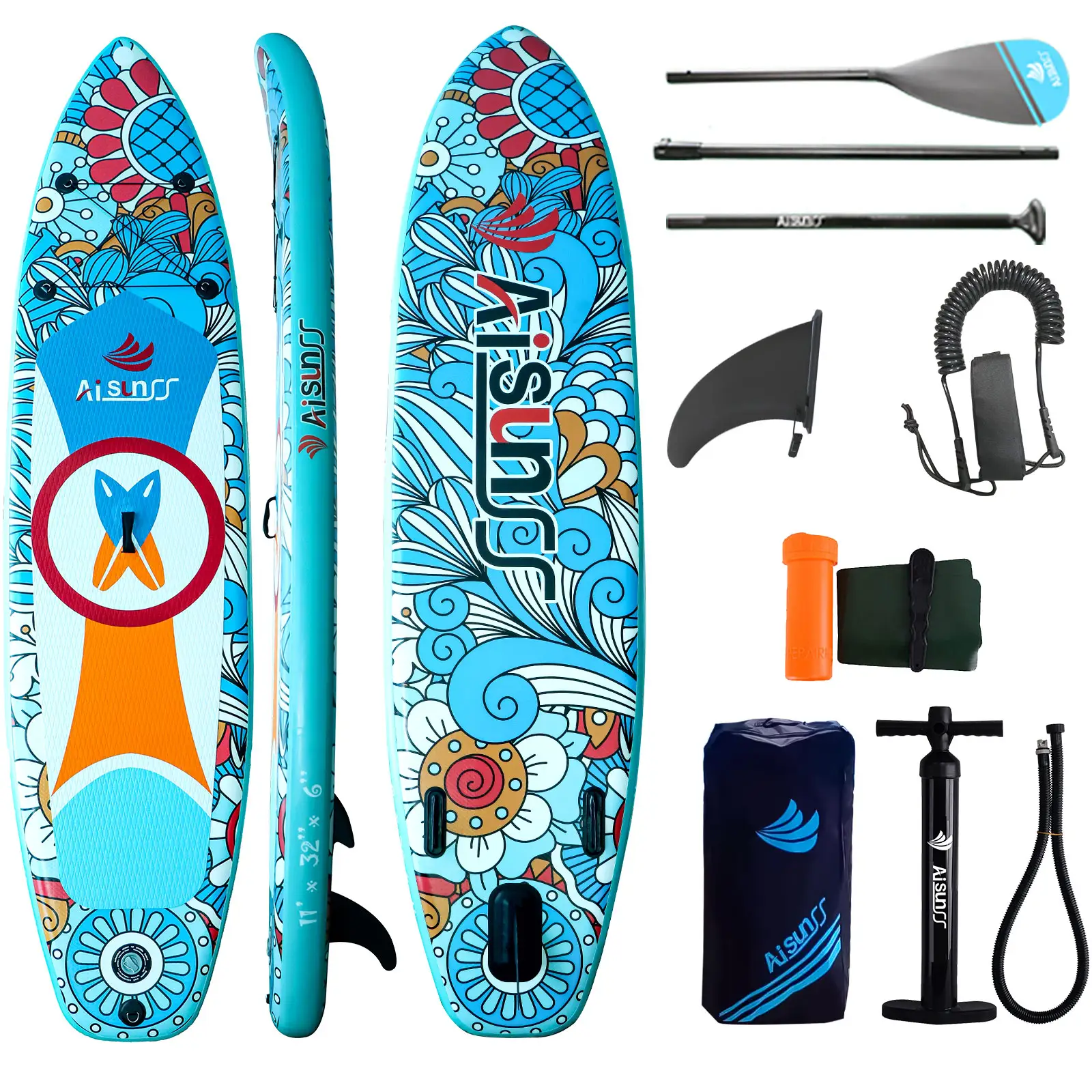 Thiết kế mới nóng bán paddleboard Inflatable đứng lên tàu chèo SUP ván lướt sóng waterplay lướt sóng với các phụ kiện