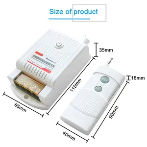 DC 12v Wireless Remote Control Switch 24v 36v 48VRemote Control Power Supply For Water Pump Truck Remote Controller Battery Car