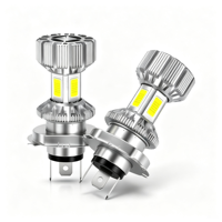 Ampoule de phare LED COB 4 faces H7 6000K Blanc 360 °   Remplacement des phares de voiture à faisceau haut et bas