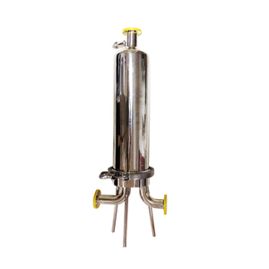 Tube filtrant plissé en acier inoxydable sanitaire microporeux de haute qualité pour produits chimiques et eau - Product Image 2