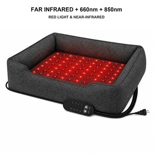 Tapis chauffant électrique pour animaux de compagnie ZT, automne-hiver, chauffage par infrarouge lointain 660nm + 850nm, pour petits chiens et chats - Product Image 1