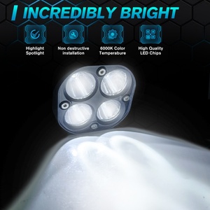 Projecteur LED 4x4, barre lumineuse de travail LED 3 pouces pour voiture, moto, camion, tout-terrain, SUV, VTT, bateau, 4x4, 4WD, lampe antibrouillard - Product Image 3
