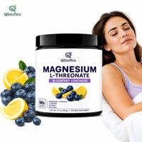 Poudre de L-Thréonate de Magnésium Qbioflex OEM/ODM, Complément de Magnésium, Poudre d'Apigénine pour le Soutien du Sommeil des Adultes