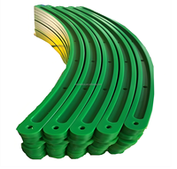 Fournisseur direct usine : Profilés plastiques UHMWPE brillants usinés CNC, moulés par extrusion sur mesure, bandes anti-usure et guides latéraux pour convoyeurs