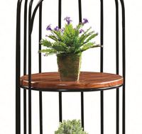 Étagère cubique en MDF avec cadre en fer noir moderne pour le salon, meubles de maison et étagère d'évacuation en cas d'incendie