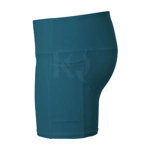 Shorts Deportivos de Cintura Alta para Mujer, Ligeros, de Secado Rápido, Ecológicos, con Tela de Spandex/Poliéster para Entrenamiento en Gimnasio - Product Image 2