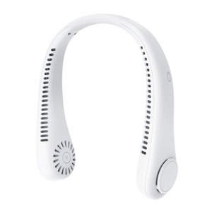 SL605 Nuevo Ventilador de Cuello Portátil USB de 800 mAh, Mini Ventilador Recargable, Enfriamiento Rápido para Exteriores, Estilo Deportivo, Manos Libres - Product Image 1