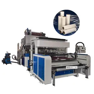 CPE LLDPE cast 1500MM 2LAYERS 3LAYERS stretch film manufacturing extrusion machine making