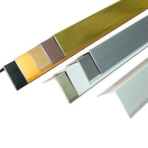 Protector de Esquinas en Forma de L de Aleación de Aluminio al por Mayor, Cubierta Decorativa para Bordes de Azulejos de Pared, Moldura de Alta Resistencia a Impactos - Product Image 5
