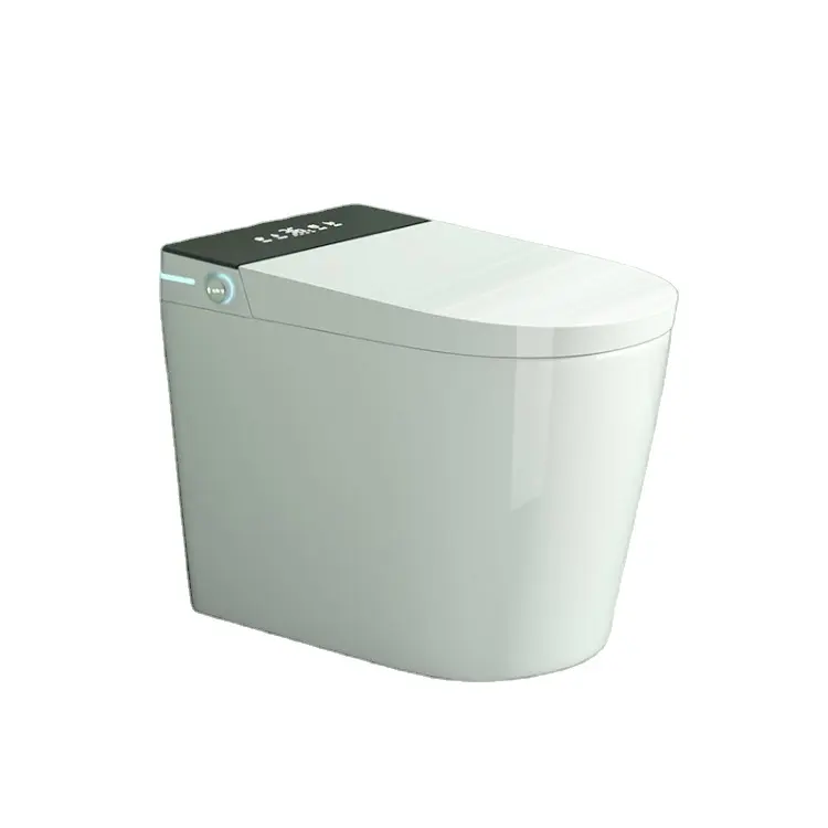 Orangefurn daire banyo uzay tasarrufu akıllı modern tek parça seramik wc tuvalet bide tuvalet