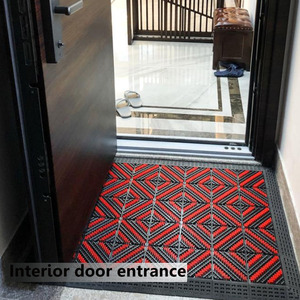Heavy Duty EVA Floor Supermarket Entrance <b>Door</b> <b>Mat</b> <b>Waterproof</b> <b>Outdoor</b> Snow Mud Removal Tile - Product Image 3