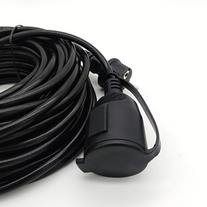 Prise <span class=keywords><strong>électrique</strong></span> <span class=keywords><strong>étanche</strong></span>, <span class=keywords><strong>rallonge</strong></span>, norme européenne 16A/250V, conçue pour les applications intérieures et extérieures - Product Image 5