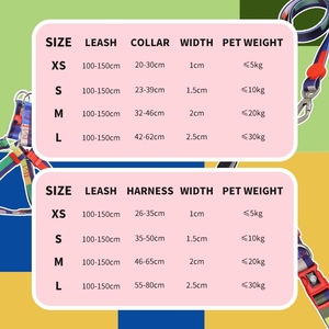 Juego de collares y correas para perros, collar para cachorros, accesorios para mascotas, arnés para perros 2024 - Product Image 6